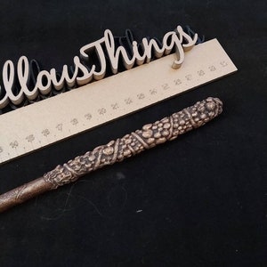 Handmade Witch Wizard Wand, Dark Fairy Magic Wand, Magic Spell Costume Wand Accessories B7