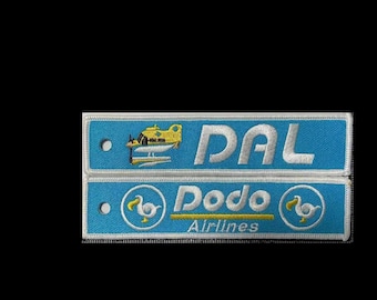 Animal Crossing New Horizons Dodo Airlines Flight Tag Keychain