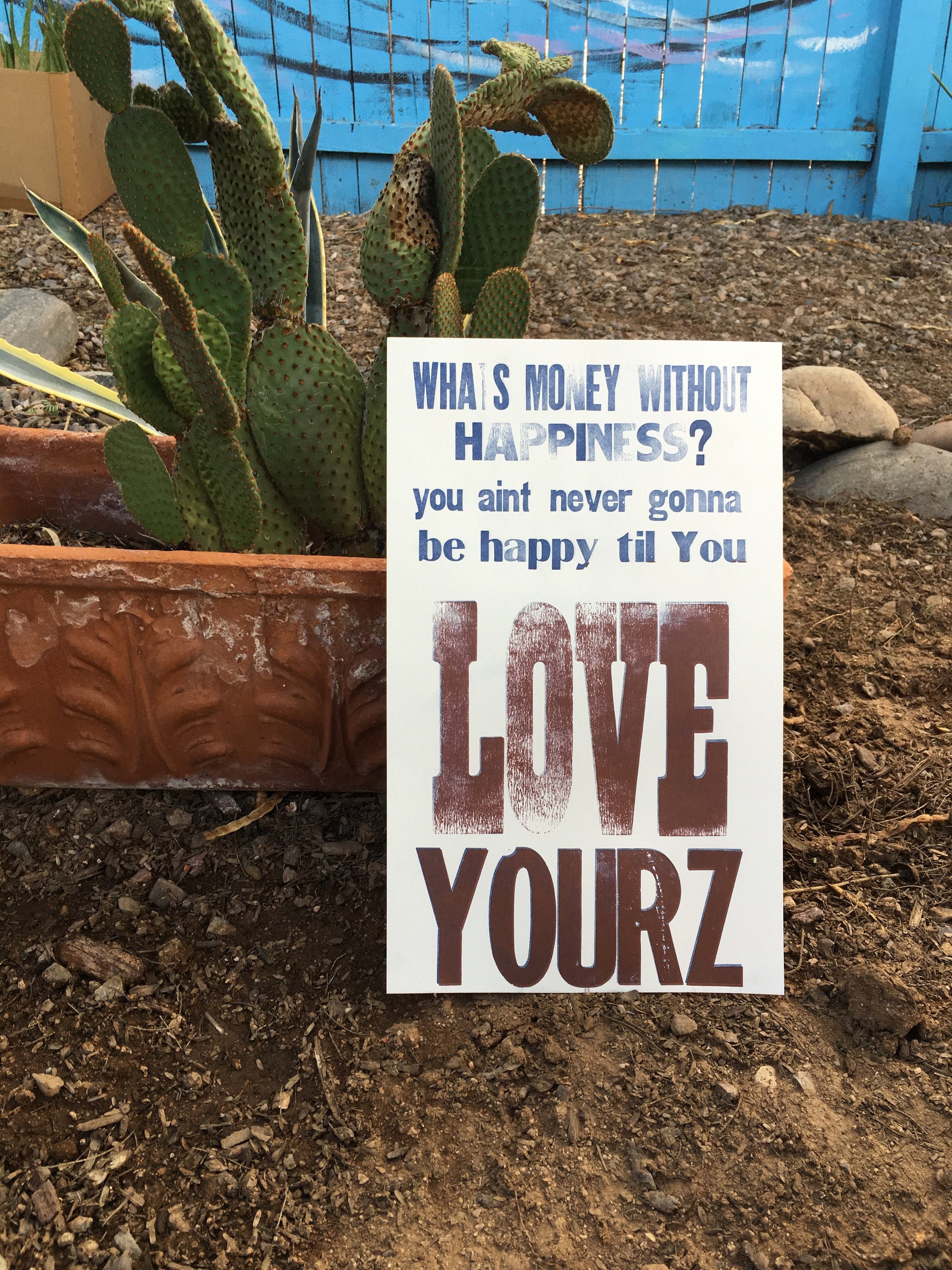 Love Yourz Letterpress Print Etsy Sweden