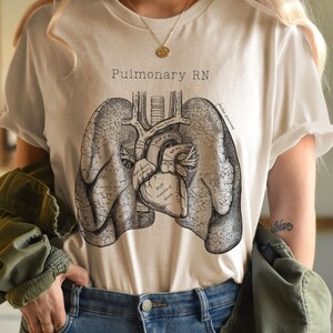 Pulmonary RN T shirt Pulmonary Nurse Shirt Gift for Pulmonary Nurse