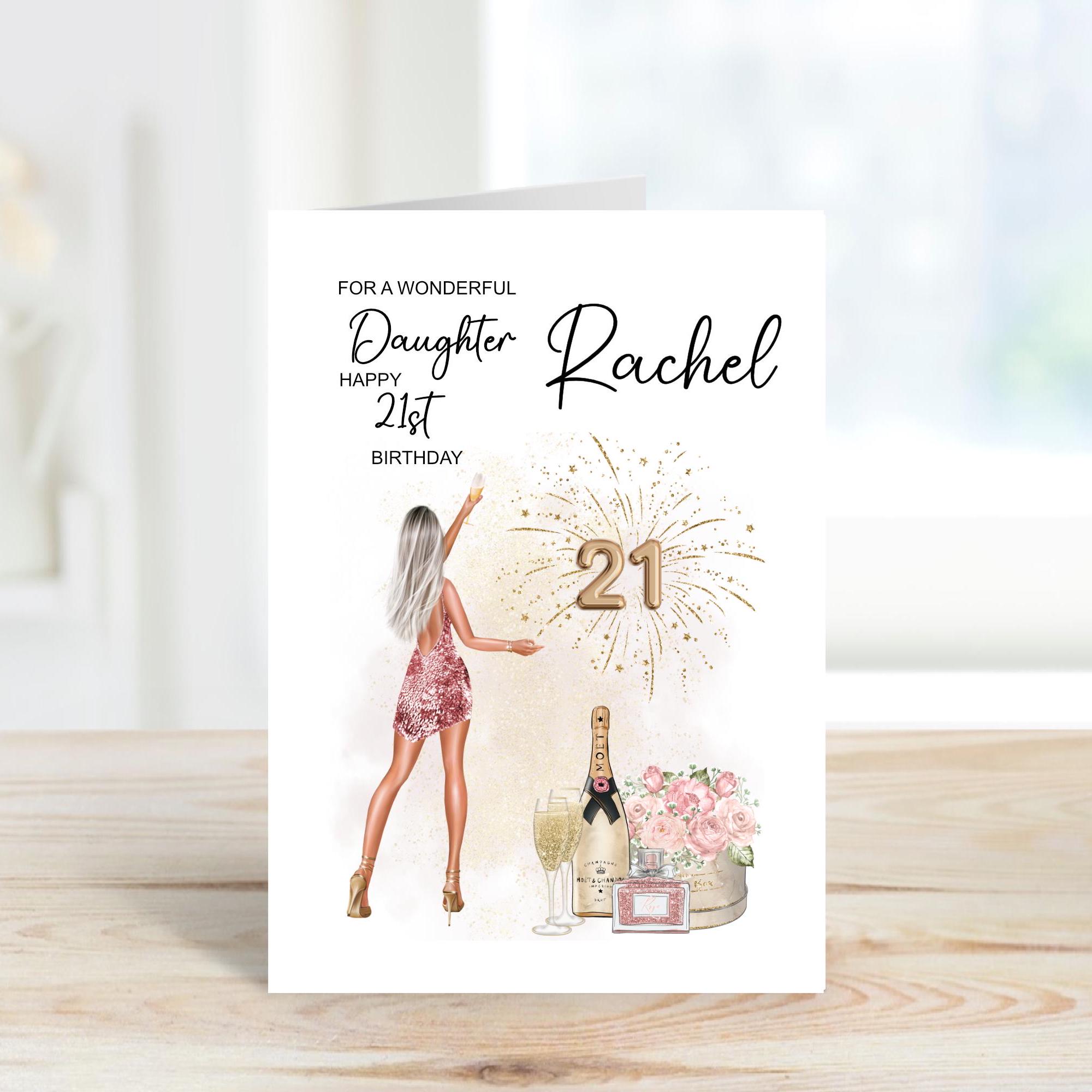 Personalized 21st Birthday Card: Milestone Celebration - Etsy