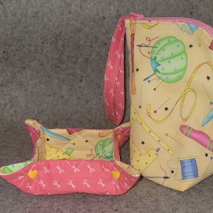 Yellow Sewin Catch-All and Tray