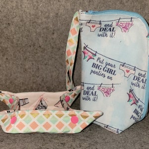 Big Girl Panties Catch-All Bag and Tray