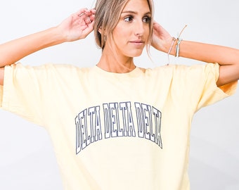 Spellout Tee // Sorority / Greek / Bid Day / Alumna Gift / Sorority Gift