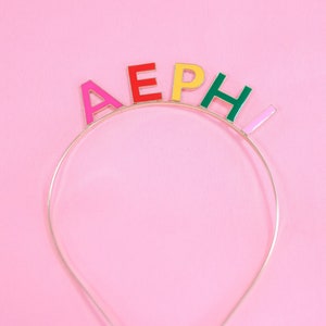 Alpha Epsilon Phi Sorority Headband