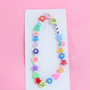 Alpha Chi Omega Sorority Beaded Phone Charm