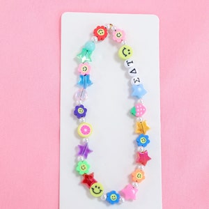 Sigma Delta Tau Sorority Beaded Phone Charm