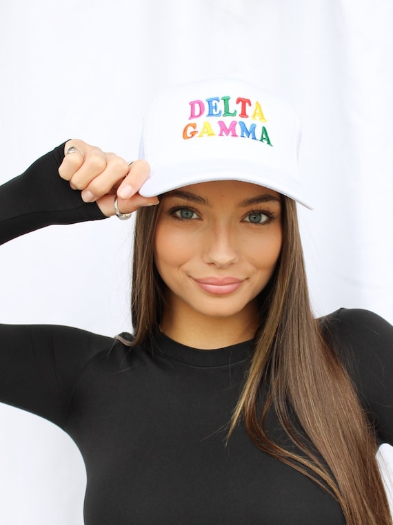 Sorority Shop Phi Sigma Sigma Corduroy Baseball Cap – Embroidered Greek Letters, Adjustable Cotton Cap For Women - View #9