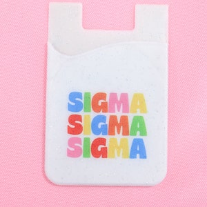 Cartera para teléfono Shimmer de la hermandad Sigma Sigma Sigma