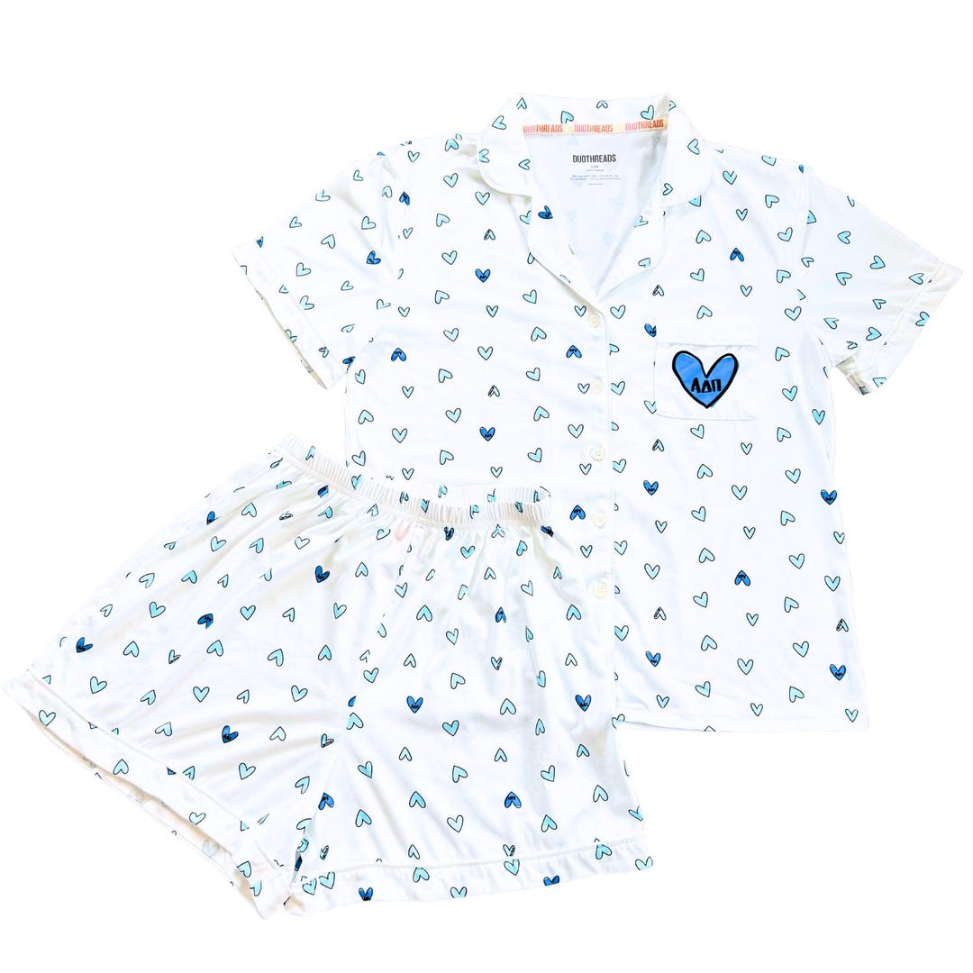 Alpha Delta Pi Love Letters Sorority PJ Set - Etsy