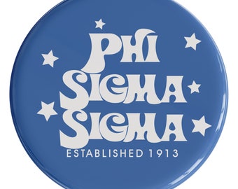 Phi Sigma Sigma Dreamweaver Sorority Button (Includes One) // See Description to Customize / Greek / Big Little / Gameday