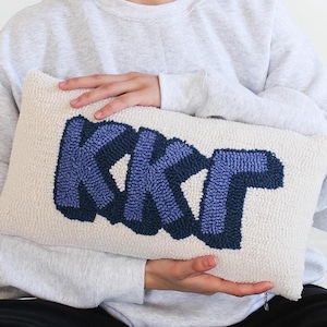 Kappa Kappa Gamma Sorority Hook Pillow