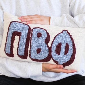 Pi Beta Phi Sorority Hook Pillow