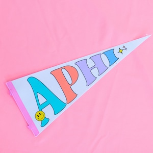Alpha Phi Sorority Party Pennant Flag
