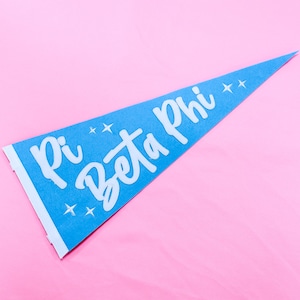 Pi Beta Phi Sorority Stardust Pennant Flag