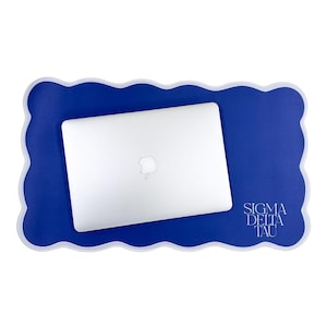 Sigma Delta Tau Scalloped Sorority Desk Mat