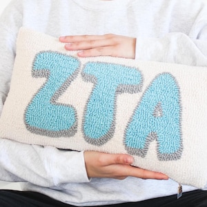 Zeta Tau Alpha Sorority Hook Pillow