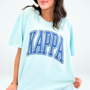 Kappa Kappa Gamma Sorority Varsity Arch Puff Tee