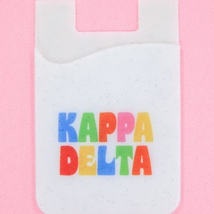 Cartera para teléfono Shimmer de la hermandad Kappa Delta