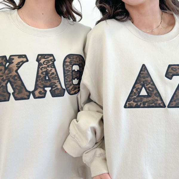 Sahara Sorority Embroidered Sweatshirt // Sorority / Greek / Bid Day / Big/Little