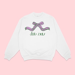 Delta Zeta Coquette Sorority Crewneck