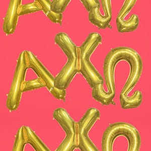 Alpha Chi Omega Sorority Balloon Set