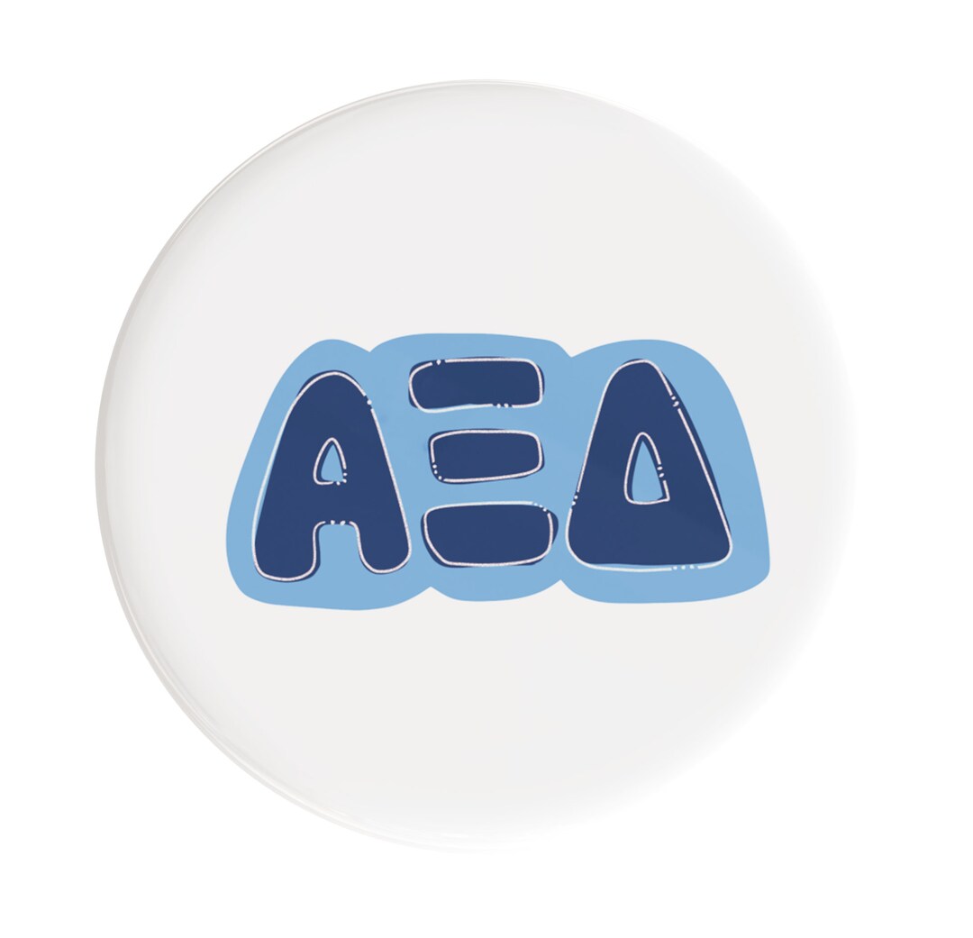 Alpha Xi Delta Bubbly Sorority Button (includes One) // See Description ...