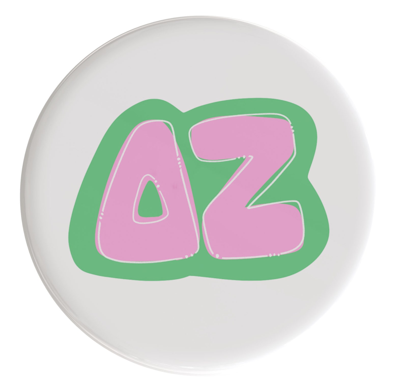 Delta Zeta Bubbly Sorority Button (includes One) // See Description to ...