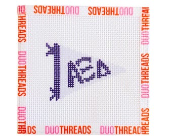 Alpha Xi Delta Sorority Pennant Needlepoint Canvas