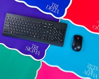 Scalloped Sorority Desk Mat