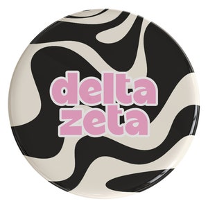 Delta Zeta Deja Vu Sorority Button (Includes One) // See Description to Customize / Greek / Big Little / Gameday