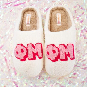 Phi Mu Sorority Slippers