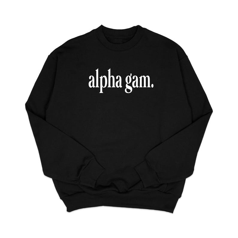 Alpha Gamma Delta Abbie Sorority Sweatshirt - Etsy