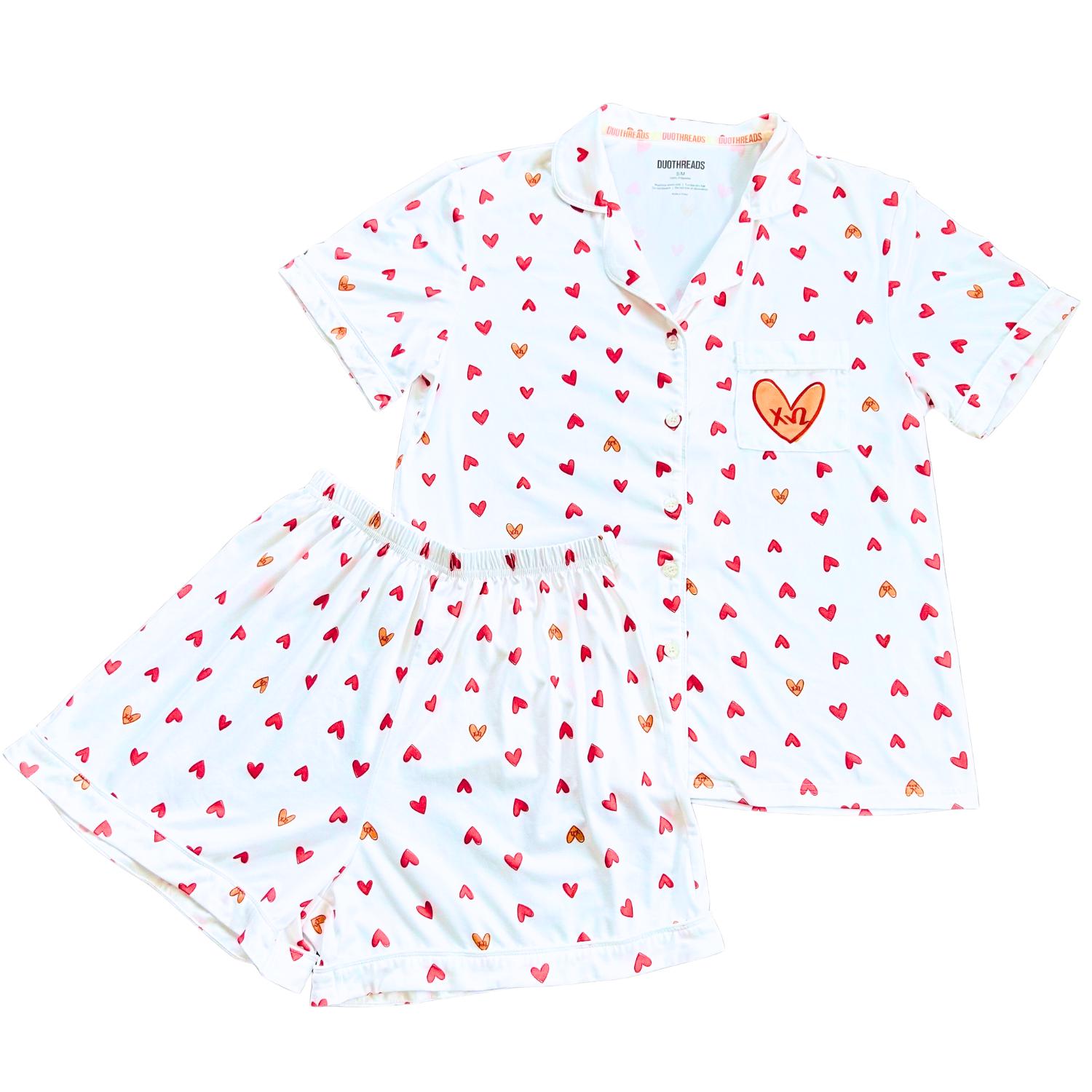 Chi Omega Love Letters Sorority PJ Set