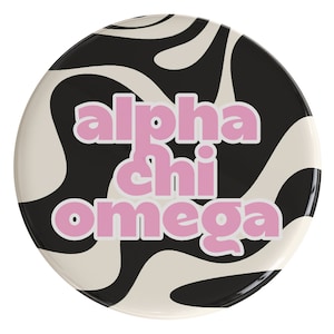 Alpha Chi Omega Deja Vu Sorority Button (Includes One) // See Description to Customize / Greek / Big Little / Gameday