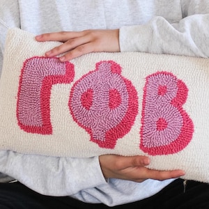 Gamma Phi Beta Sorority Hook Pillow