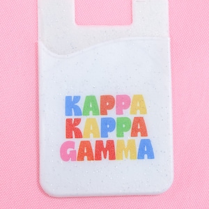 Cartera para teléfono Shimmer de la hermandad Kappa Kappa Gamma