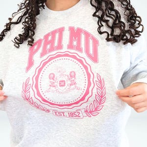 Phi Mu Ivy League Sorority Sweatshirt