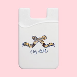Cartera para teléfono Sigma Delta Tau Coquette Bow