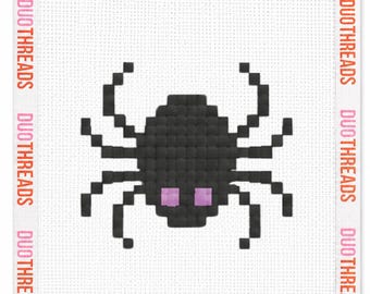 Creepy Crawly Spider Needlepoint Canvas