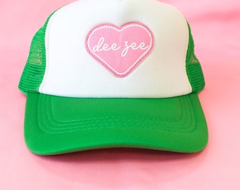 Casquette trucker Zeta Whole Lotta Love sororité / / sororité / grec / grand/petit / recrutement / cadeau sororité