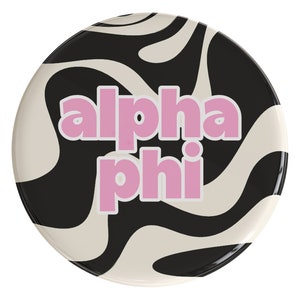 Alpha Phi Deja Vu Sorority Button (Includes One) // See Description to Customize / Greek / Big Little / Gameday