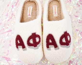 Alpha Phi Sorority Slippers
