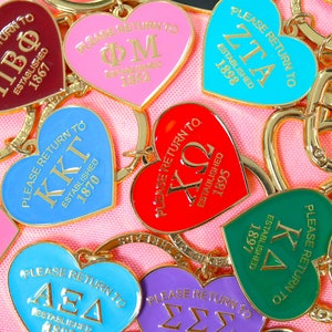 Sorority Please Return Key Ring