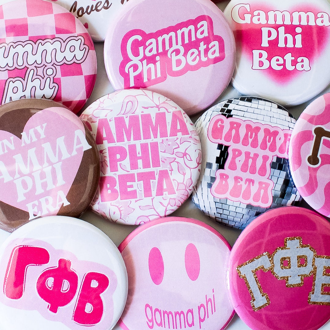 Gamma Phi Beta Classic Sorority Buttons (includes One) // See ...