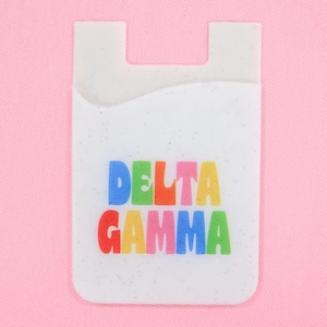 Cartera para teléfono Shimmer de la hermandad Delta Gamma