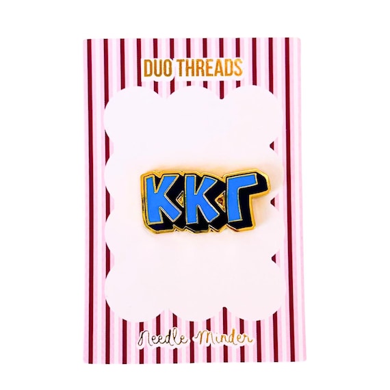 Kappa Kappa Gamma Sorority Bubble Letter Needle Minder