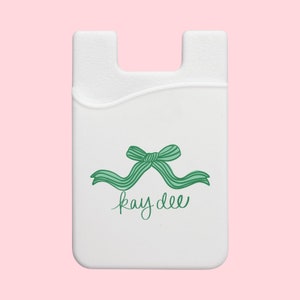 Cartera para teléfono con lazo coqueto de la hermandad Kappa Delta