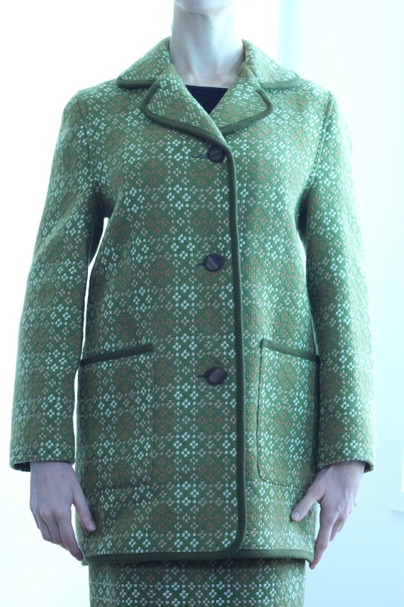 Green Welsh wool suit