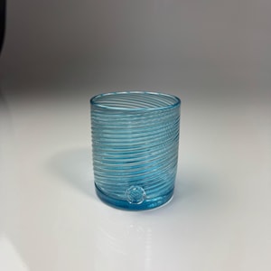 handmade rocks glass for liquor, handmade glass drinkware, gift for partner, unique fathers day gift, gift for beer lover, gift for bar